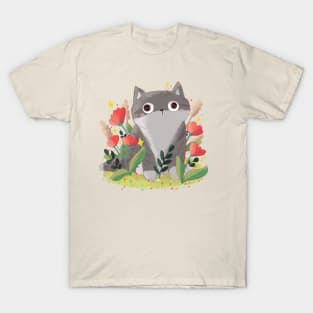 Cute gray cat T-Shirt